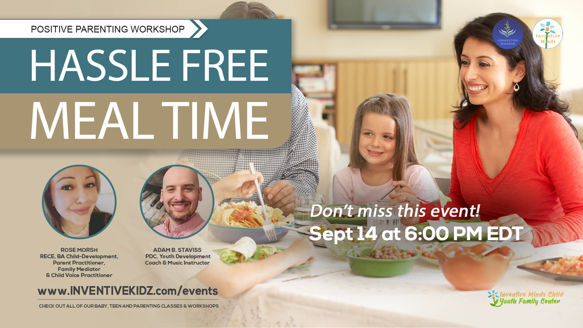 Hassle Free Mealtime | Inventive Minds Kidz Academy Event Featured Image